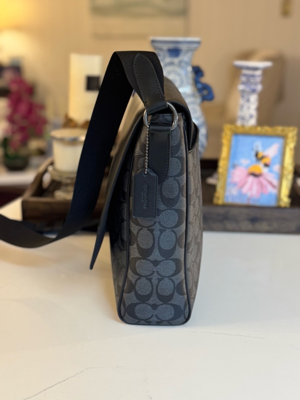 NWT COACH HOUSTON MESSENGER BAG! - Picture 5 of 13